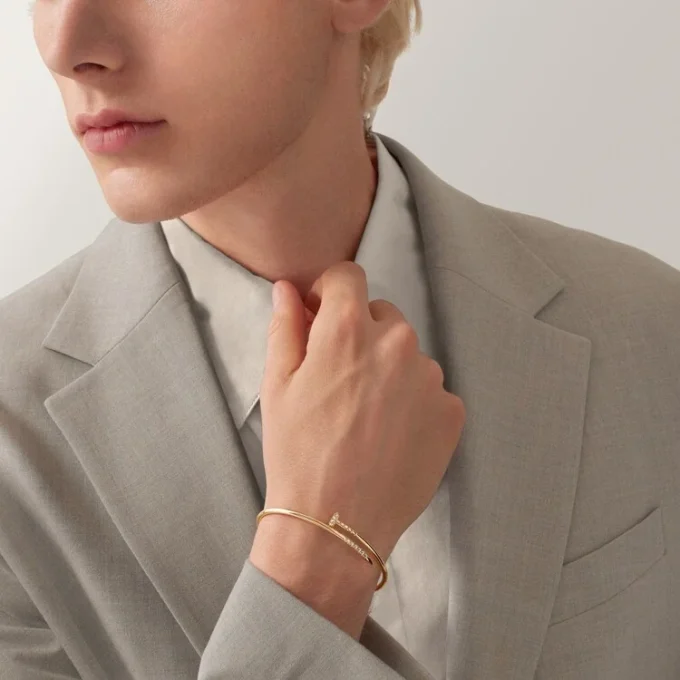 Juste un Clou Armband, kleines Modell, rückseitig gefasste Diamanten