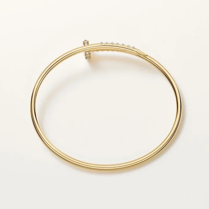 Juste un Clou Armband, kleines Modell, rückseitig gefasste Diamanten