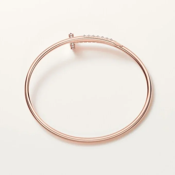 Juste un Clou Armband, kleines Modell, rückseitig gefasste Diamanten