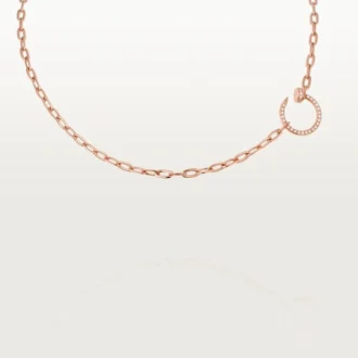Juste un Clou – Diamant-Ketten-Halskette aus Roségold | Cartier US