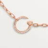 Juste un Clou – Diamant-Ketten-Halskette aus Roségold | Cartier US