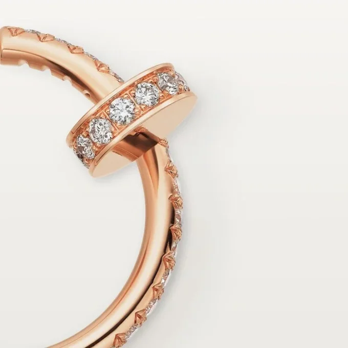 Juste un Clou Diamant-Ohrringe, Roségold | Cartier US