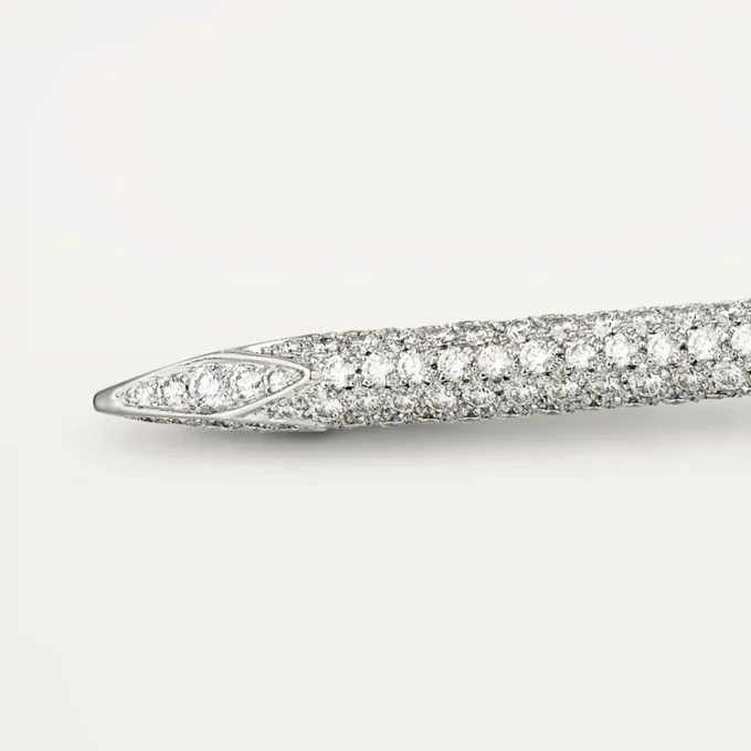 Juste un Clou Krawattennadel – Weißgold und Diamanten – Cartier