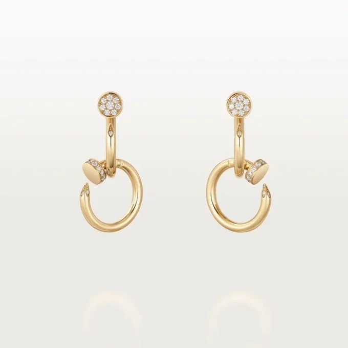 Juste un Clou Ohrringe, doppelt, Diamanten