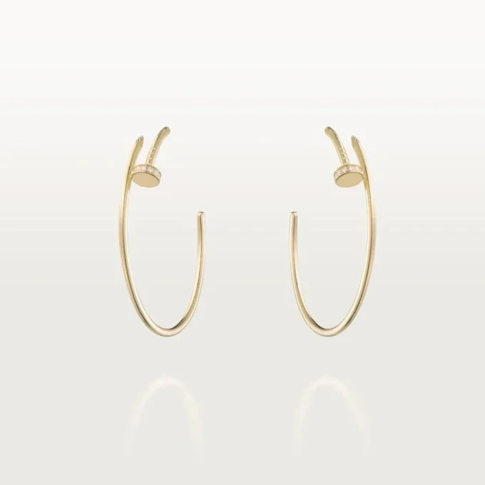 Juste un Clou Ohrringe – Gelbgold, Diamanten – Cartier