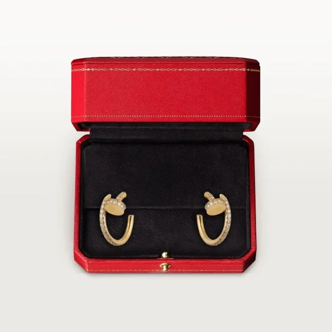 Juste un Clou Ohrringe – Gelbgold, Diamanten – Cartier