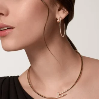 Juste un Clou Ohrringe – Roségold, Diamanten – Cartier
