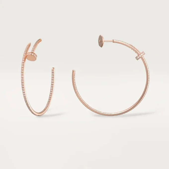 Juste un Clou Ohrringe – Roségold, Diamanten – Cartier