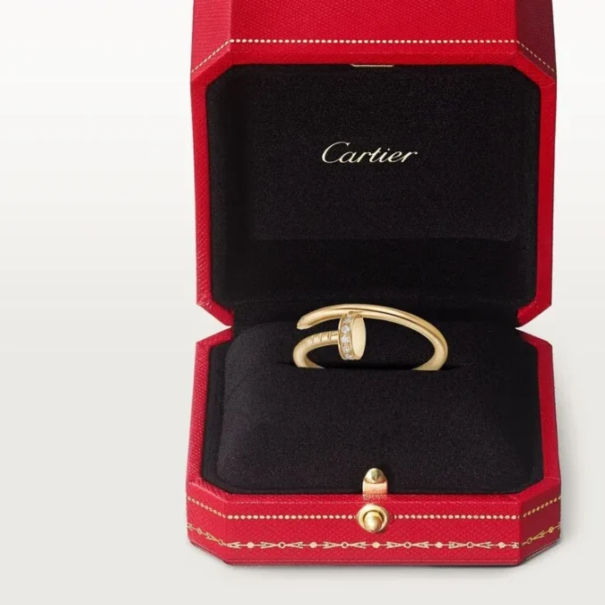 Juste un Clou Ring, kleines Modell, Diamanten
