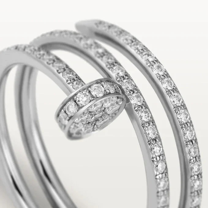 Juste un Clou Ring – Weißgold, Diamanten – Cartier