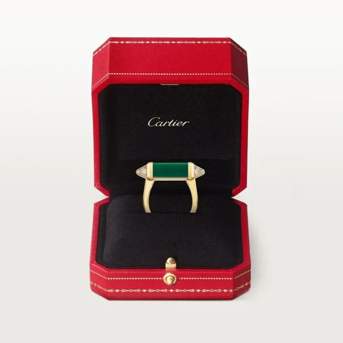 Les Berlingots De Cartier Ring, halbgefasst