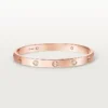 Liebesarmband, klassisches Modell, 4 Diamanten