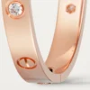 Liebesarmband, klassisches Modell, 4 Diamanten