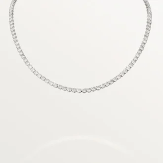 Lignes Essentielles Halskette, Diamanten im Brillantschliff