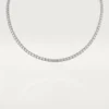 Lignes Essentielles Halskette, Diamanten im Brillantschliff