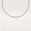 Lignes Essentielles Halskette, Diamanten im Brillantschliff