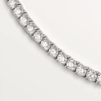 Lignes Essentielles Halskette, Diamanten im Brillantschliff