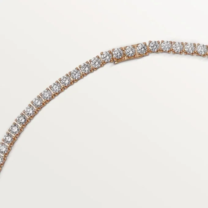 Lignes Essentielles Halskette, Diamanten im Brillantschliff