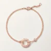 Love-Armband, an Kette, 2 Diamanten