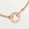 Love-Armband, an Kette, 2 Diamanten