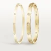 Love-Armband, klassisches Modell, 10 Diamanten