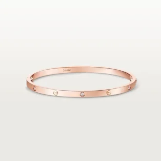 Love-Armband, kleines Modell, 6 Diamanten