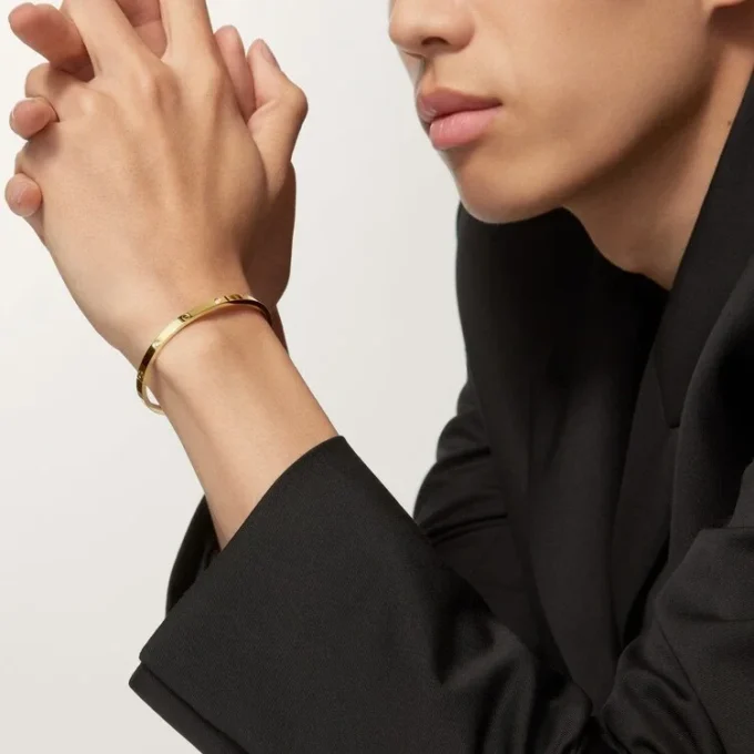 Love-Armband, kleines Modell, 6 Diamanten