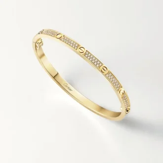 Love-Armband, kleines Modell, mit Pavé-Fassung