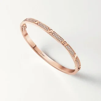Love-Armband, kleines Modell, mit Pavé-Fassung