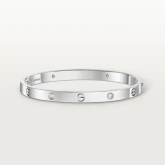 Love-Armband, mittleres Modell, 4 Diamanten