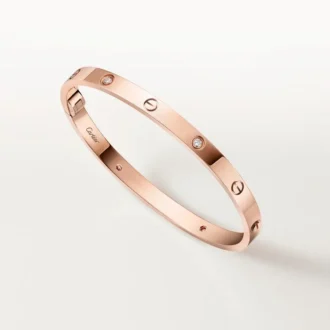 Love-Armband, mittleres Modell, 4 Diamanten