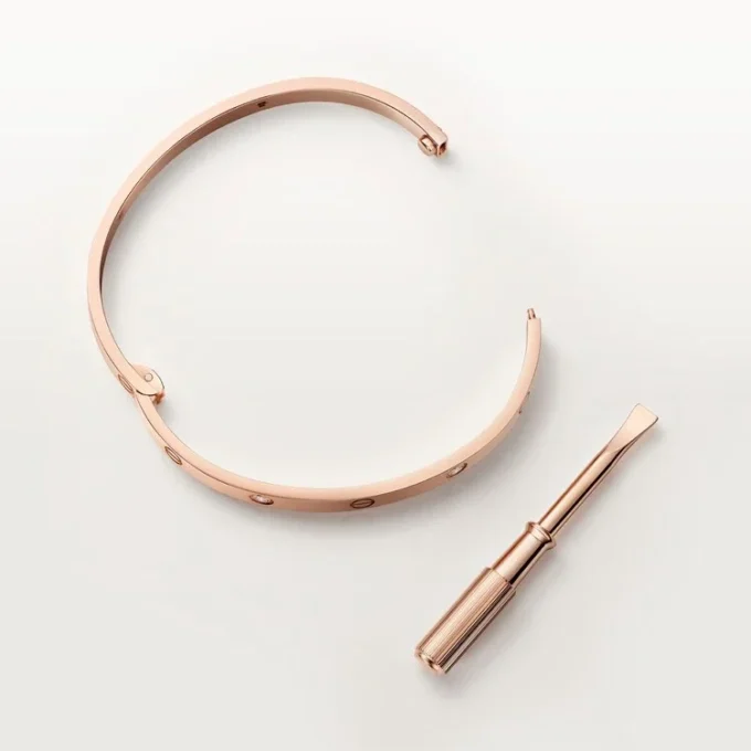 Love-Armband, mittleres Modell, 4 Diamanten