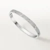 Love-Armband, mittleres Modell, mit Pavé-Fassung