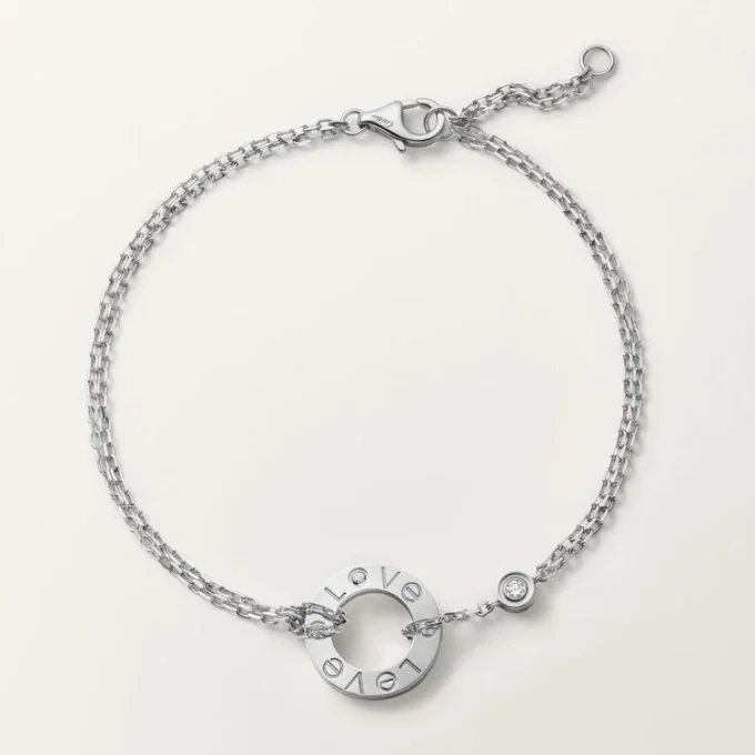 Love-Armband – Weißgold, Diamanten – Cartier