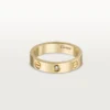 Love-Ehering, 1 Diamant – Gelbgold, Diamant – Cartier