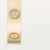 Love-Ehering, 1 Diamant – Gelbgold, Diamant – Cartier