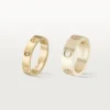 Love-Ehering, 1 Diamant – Gelbgold, Diamant – Cartier