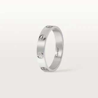 Love-Ehering – Weißgold – Cartier