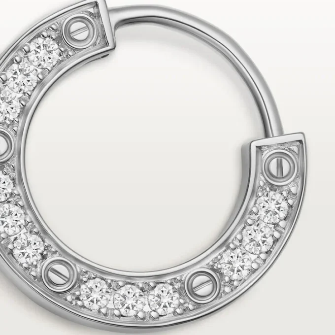Love Einzelohrring – Weißgold, Diamant – Cartier