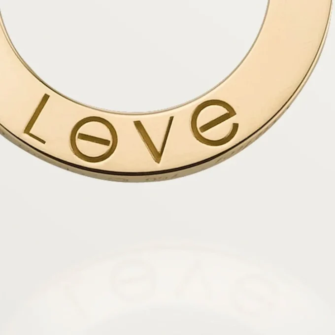Love-Halskette, 3 Diamanten – Gelbgold, Diamanten – Cartier