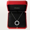 Love-Halskette, 3 Diamanten – Weißgold, Diamanten – Cartier