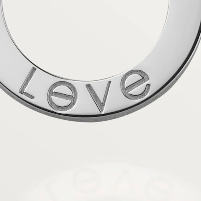 Love-Halskette, 3 Diamanten – Weißgold, Diamanten – Cartier
