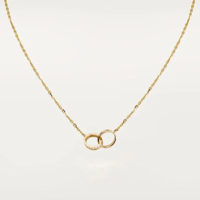 Love-Halskette, Diamanten – Gelbgold, Diamanten – Cartier