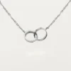 Love-Halskette, Diamanten – Weißgold, Diamanten – Cartier