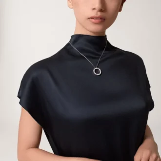 Love-Halskette, mit Diamanten besetzt – Weißgold, Diamanten – Cartier