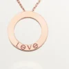 Love-Halskette – Roségold – Cartier