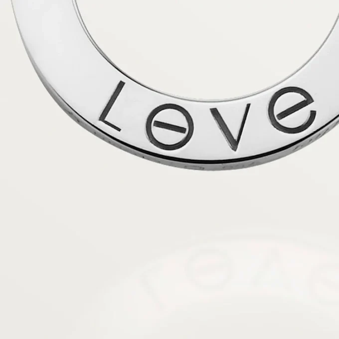 Love-Halskette – Weißgold – Cartier