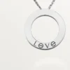 Love-Halskette – Weißgold – Cartier