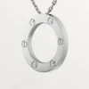 Love-Halskette – Weißgold – Cartier