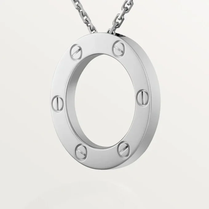 Love-Halskette – Weißgold – Cartier